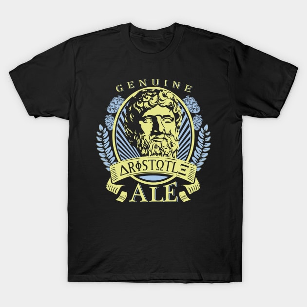 Aristotle Philosophy Beer Design T-Shirt by Get Hopped Apparel